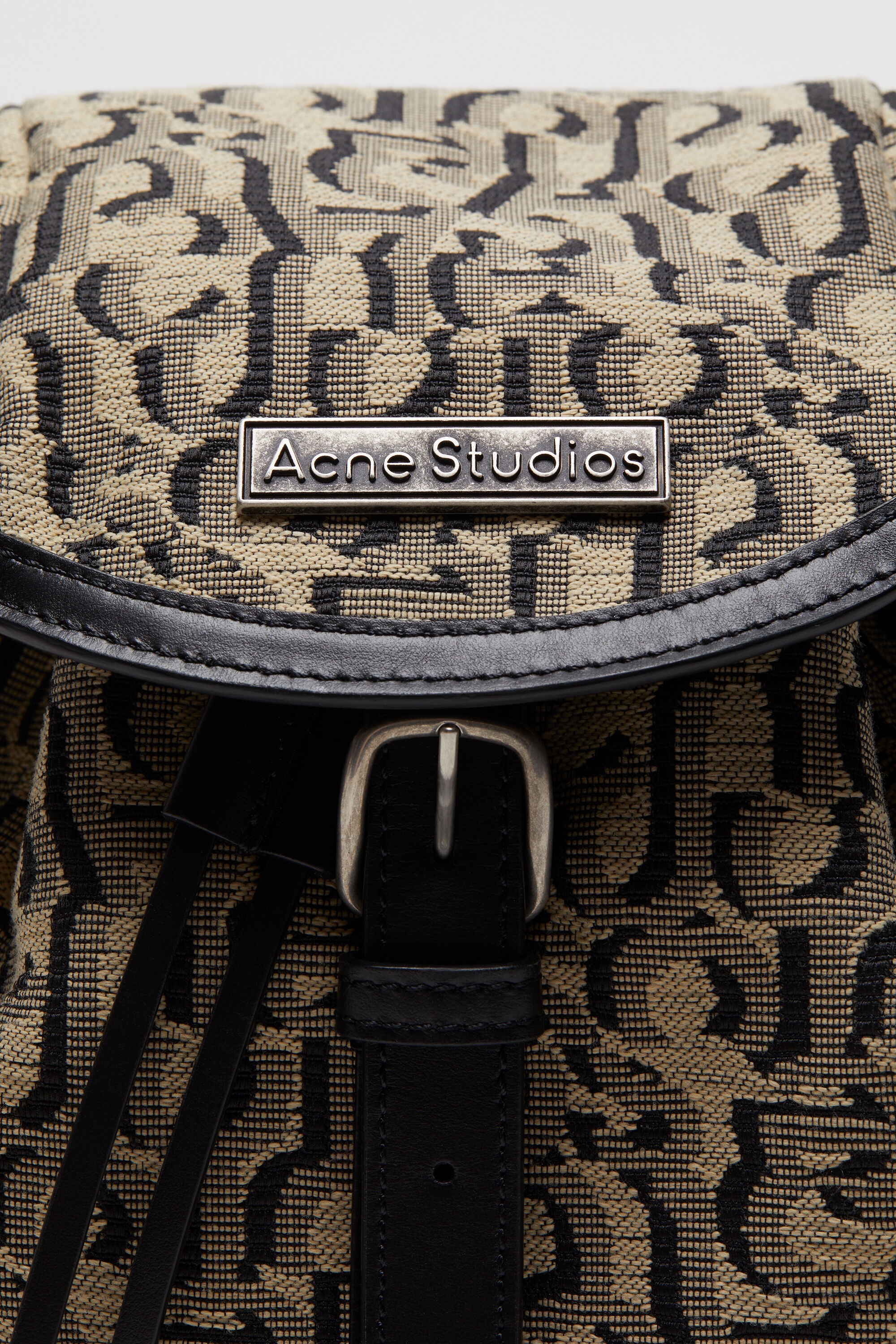 Mini backpack monogram - Beige/black - 6