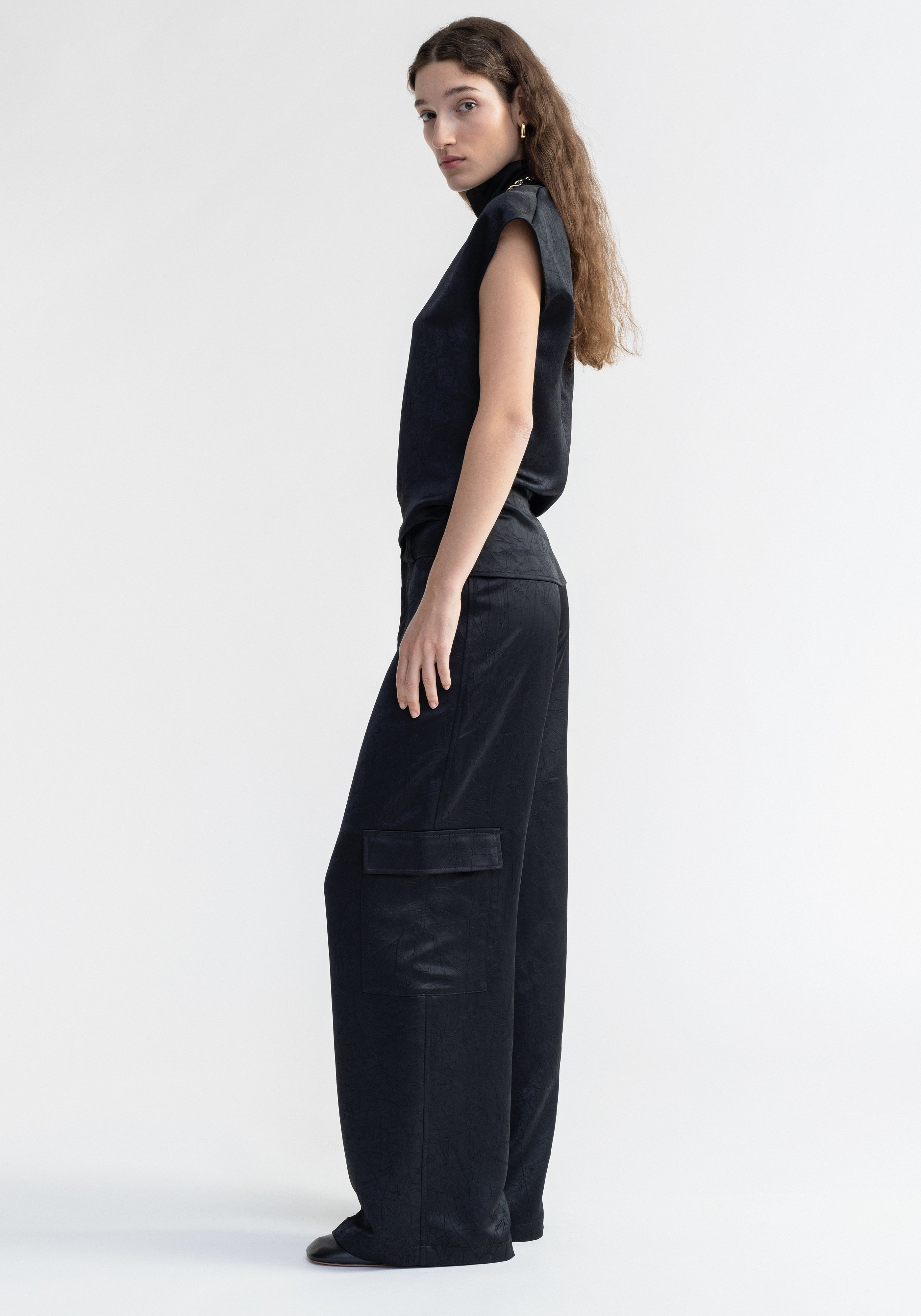 GUST
Satin cargo pants - 2