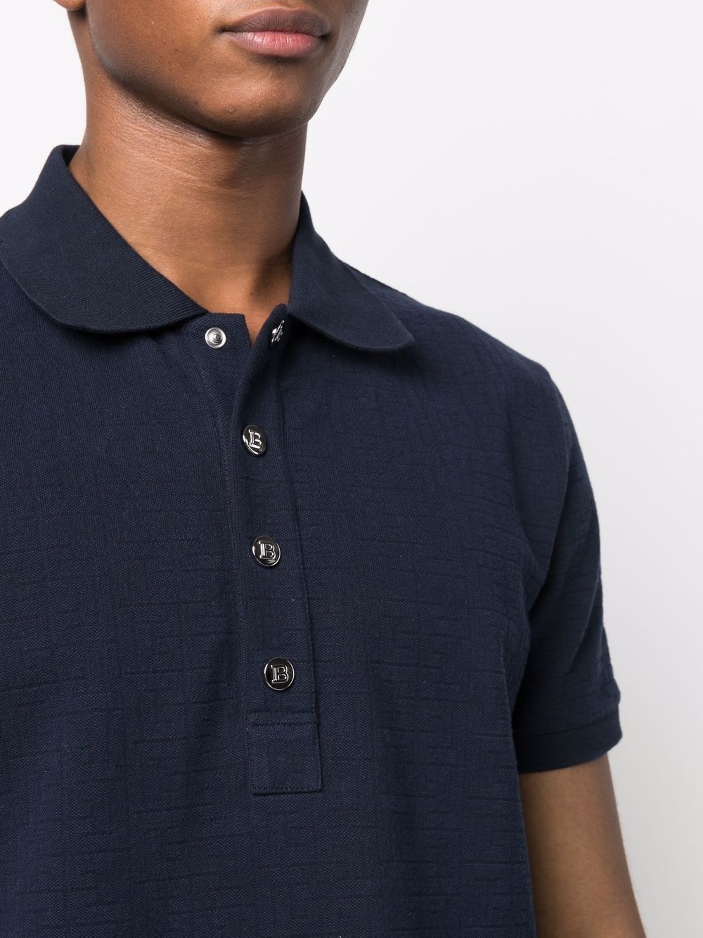 Monogram short-sleeve polo shirt - 5