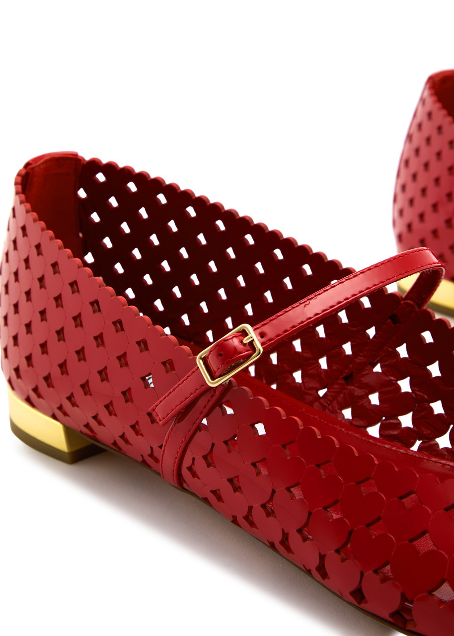 Aquazzura Amourose Patent Leather Flats - 4
