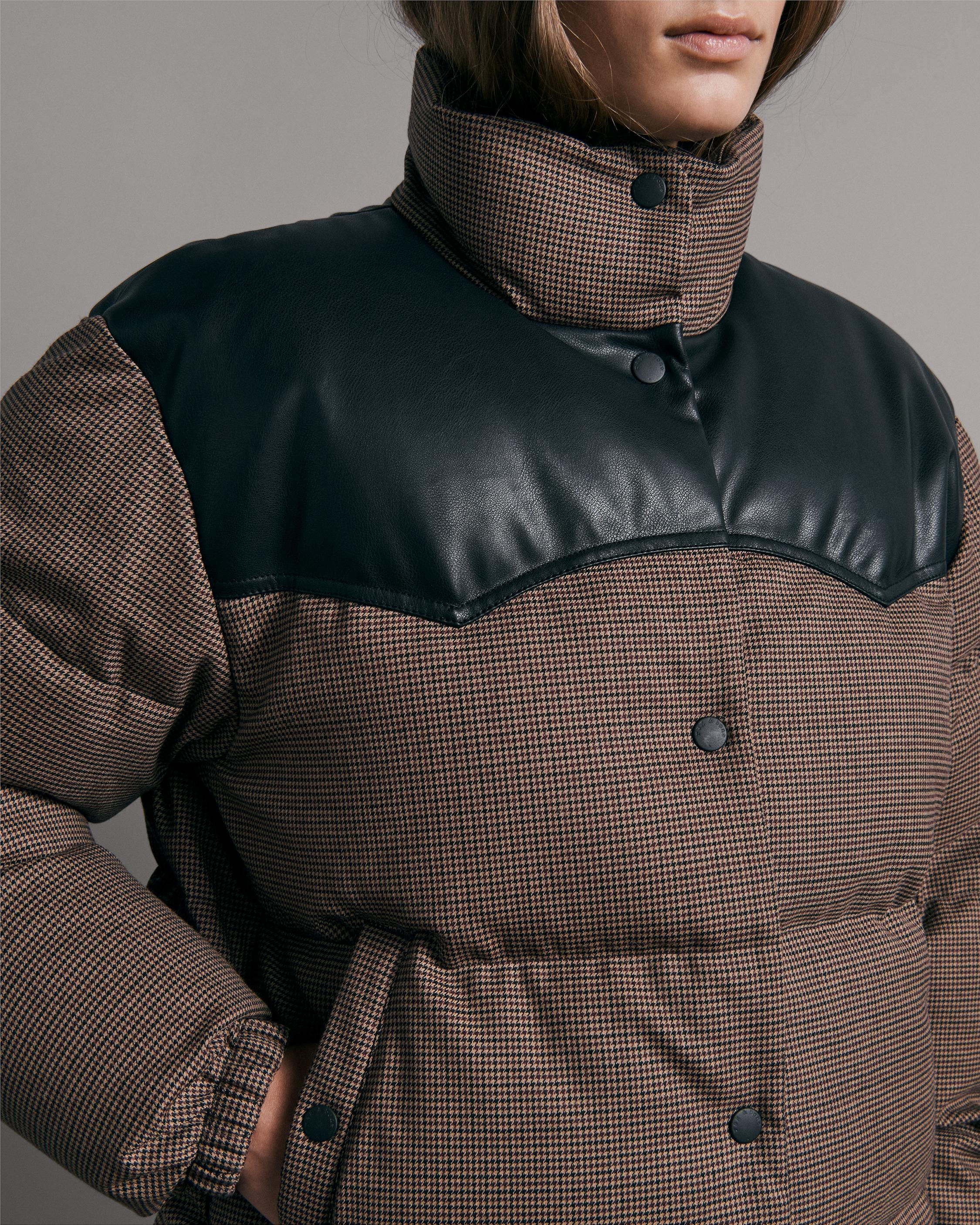 Cal Wool Plaid Puffer Coat
Relaxed Fit Coat - 6