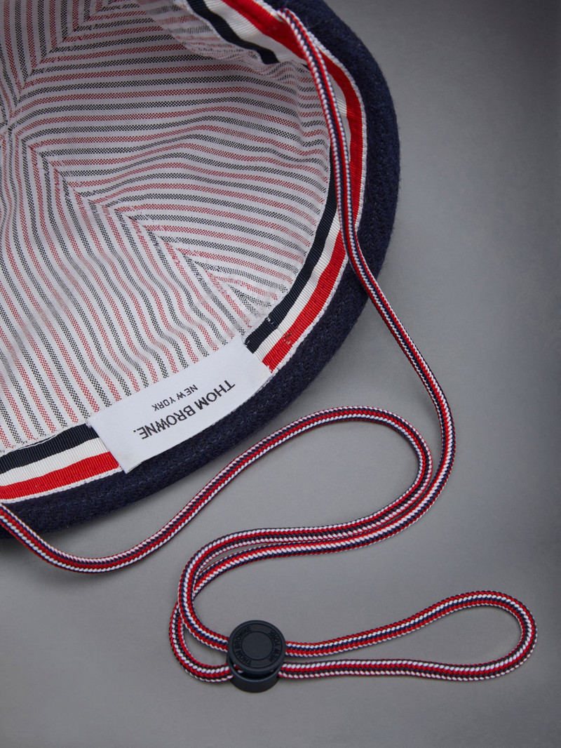 Prince of Wales Check British Wool Turn Back Whale Hat 5