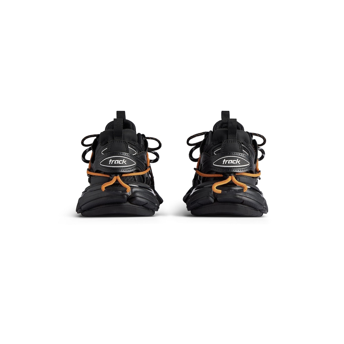 Men's Track Trail Laces Sneaker  in Black/orange - 5