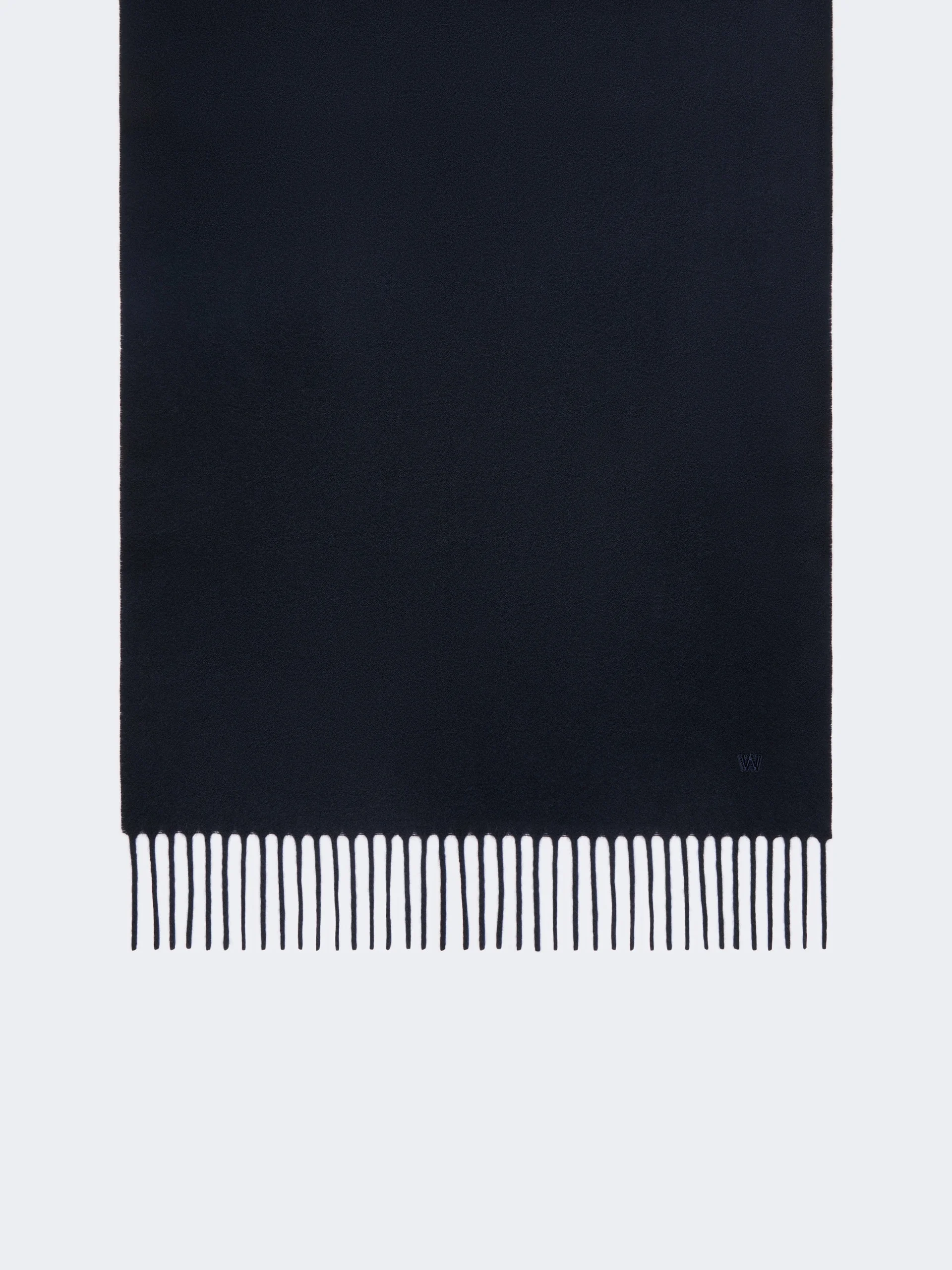 SCOGLIO Plain wool stole - ULTRAMARINE - 1
