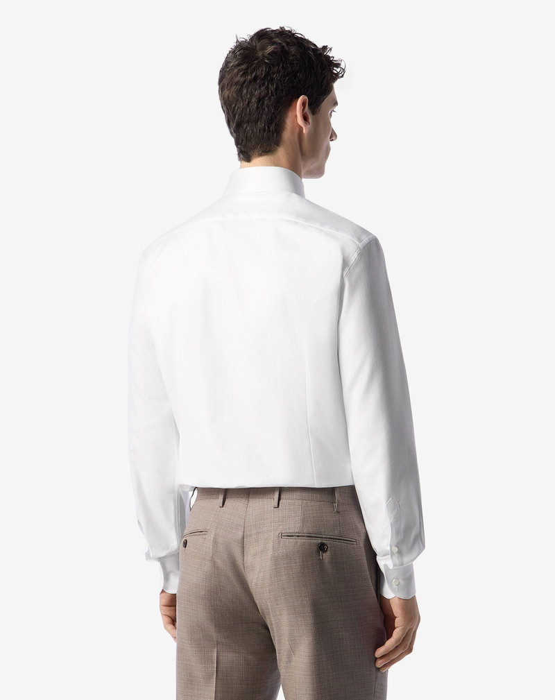 White textured cotton shirt 3