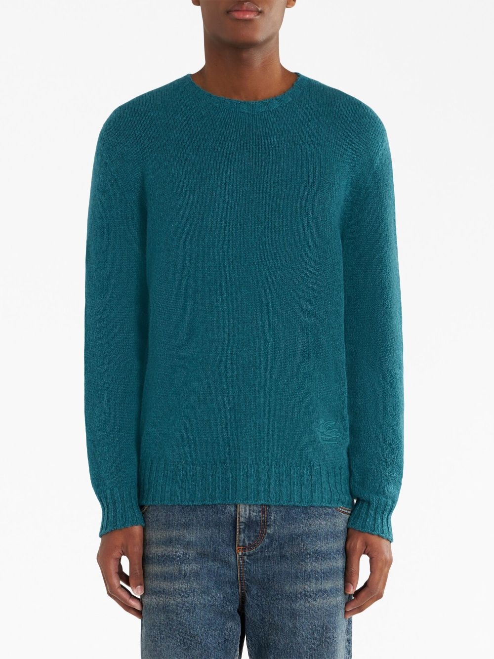 long-sleeve cashmere jumper - 2