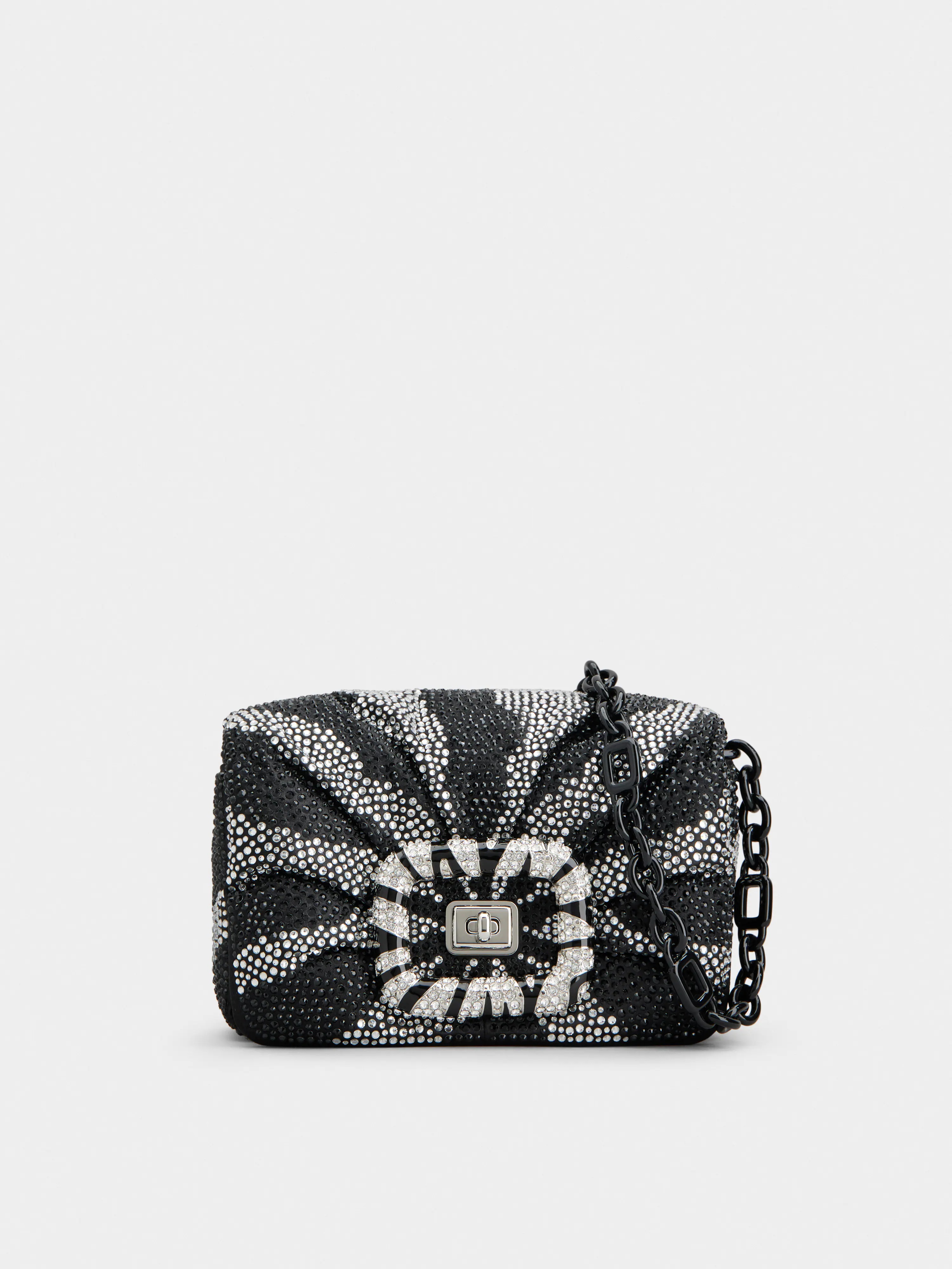 Viv' Choc Mini Bag in satin - 1