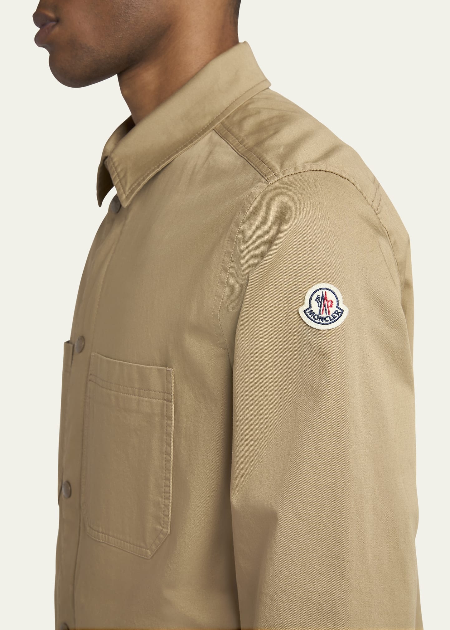 Men's Gabardine Overshirt - 5