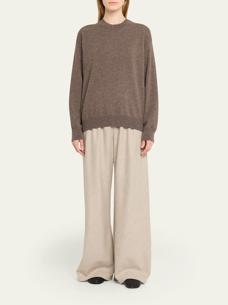 RÓHE Crewneck Cashmere-Wool Sweater outlook