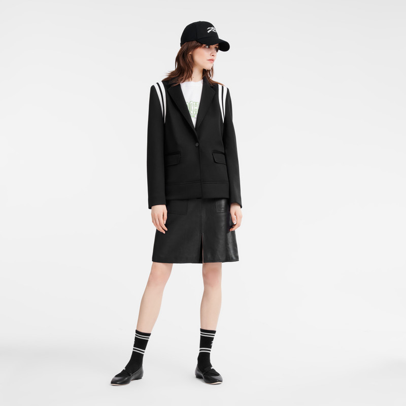 Longchamp Straight jacket Black - Jersey outlook