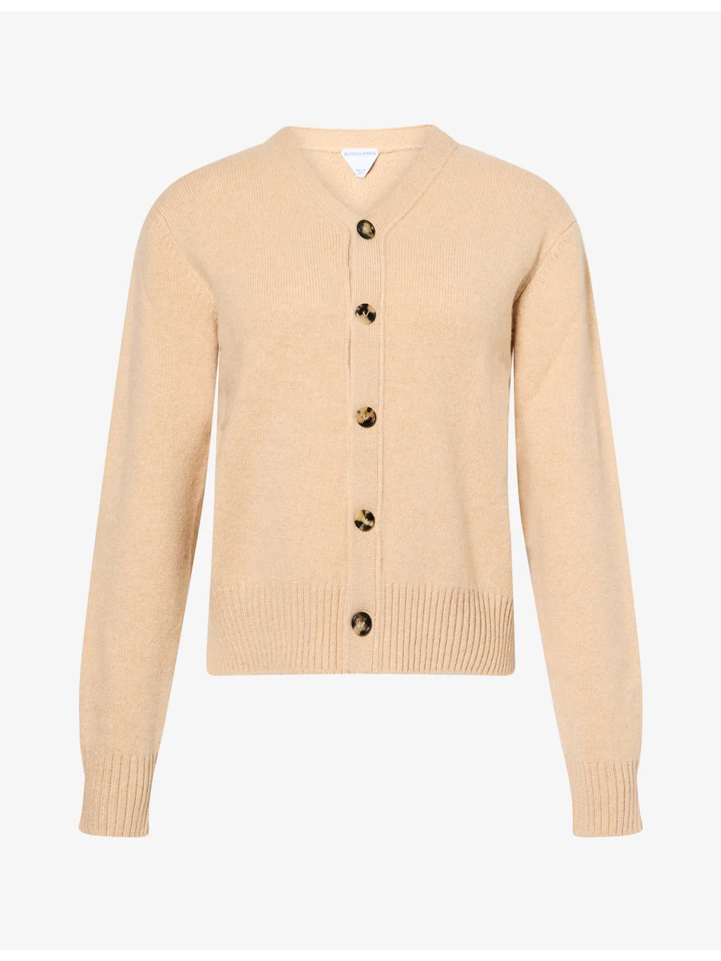 V-Neck Relaxed-Fit Cashmere-Blend Cardigan - 1