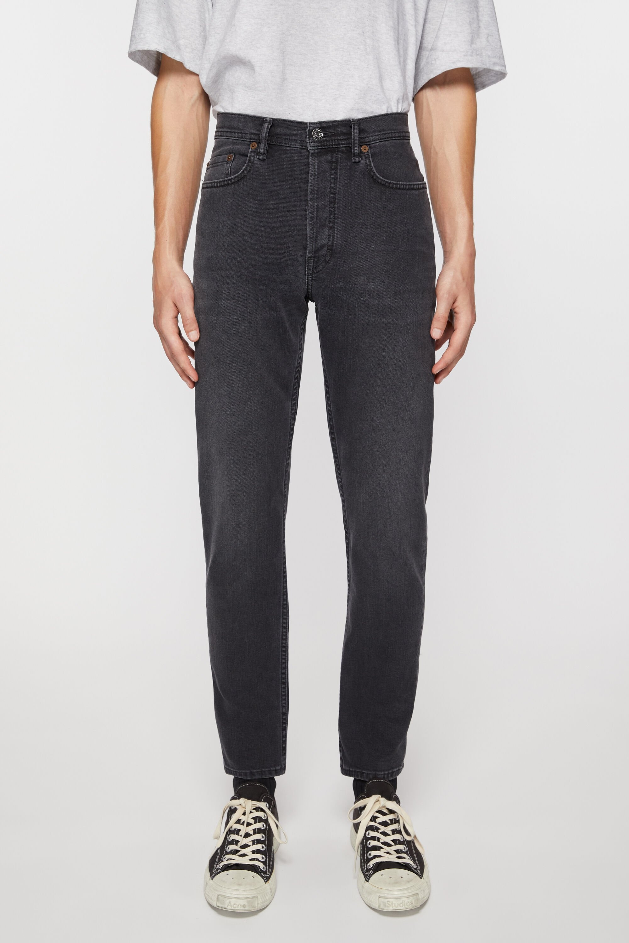 Slim fit jeans - River - Used black - 2