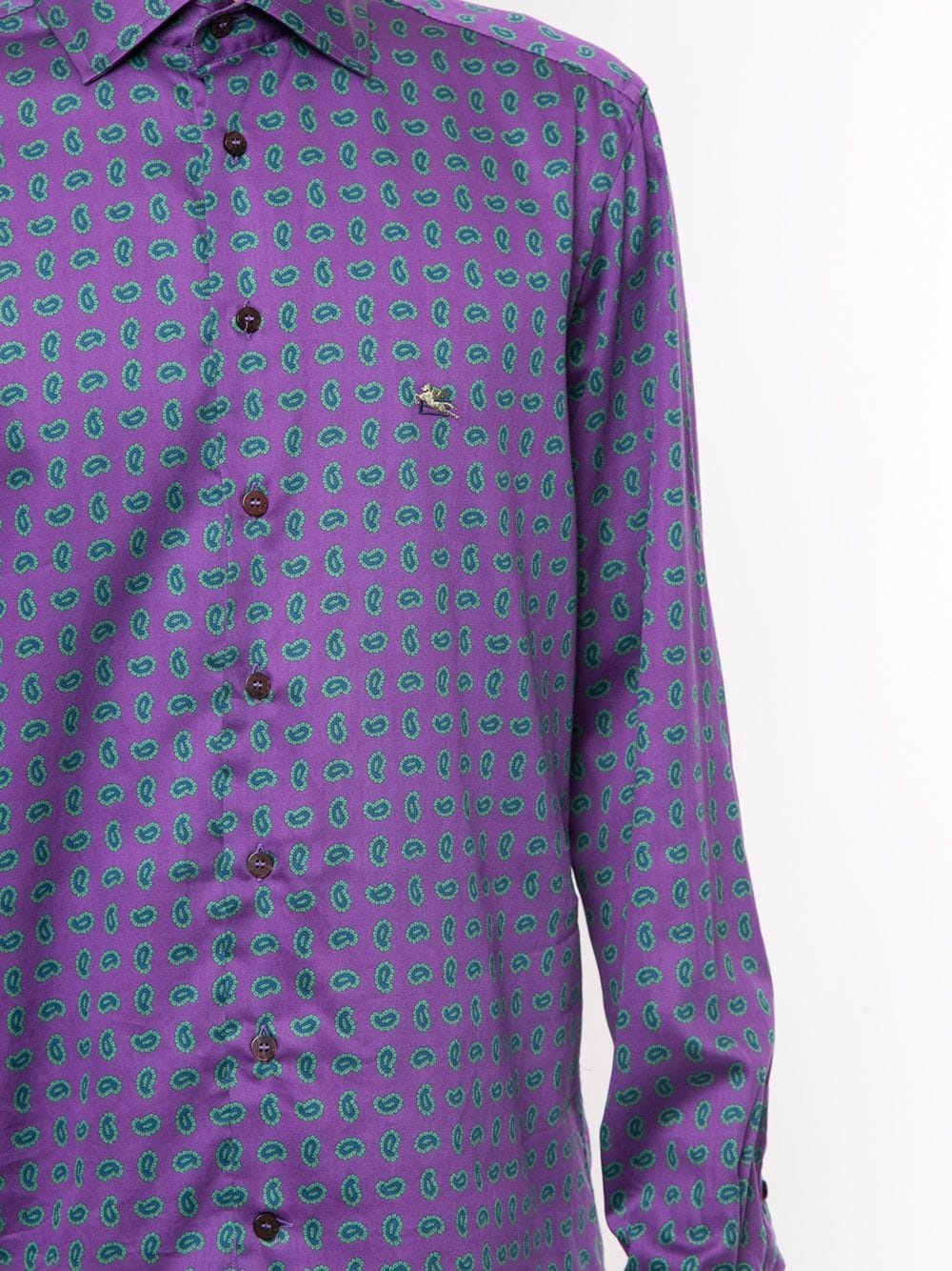 paisley-print cotton shirt - 5