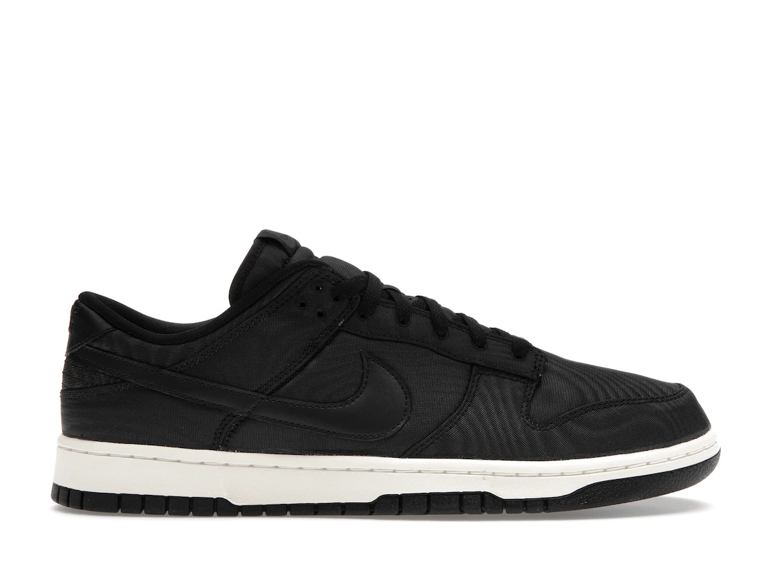 Nike Dunk Low Black Canvas - 1