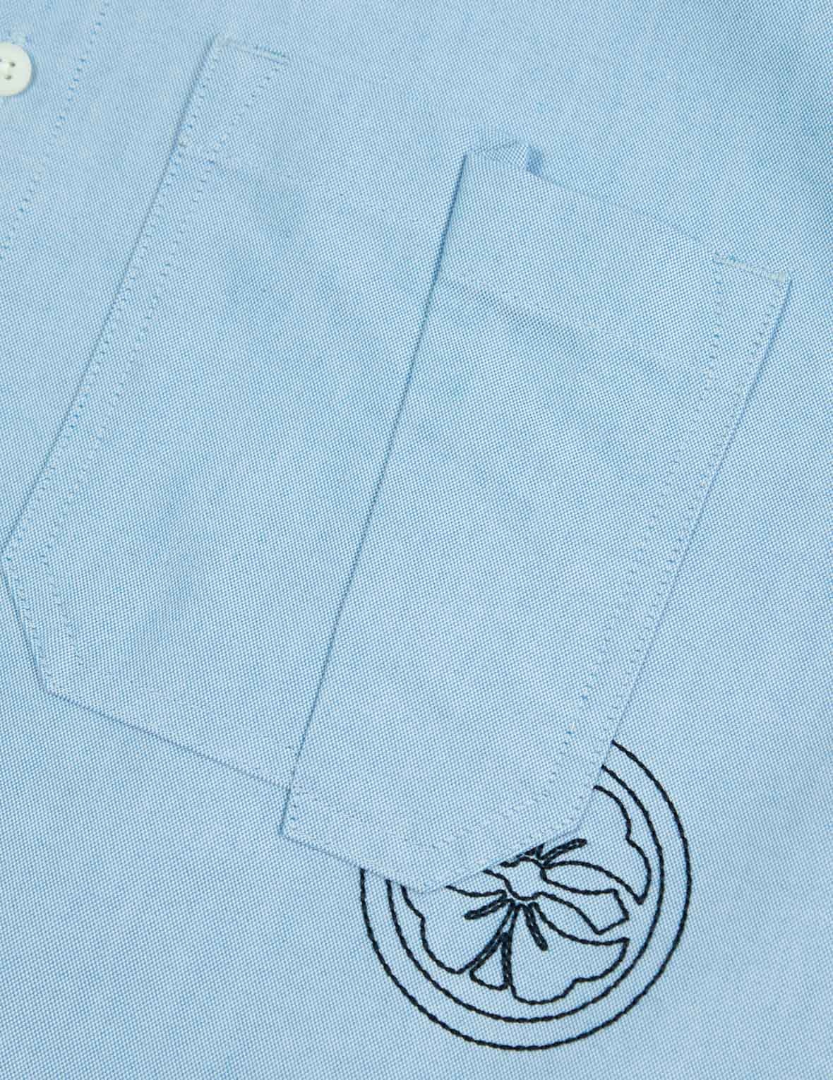 RESTRUCTURED POCKET OXFORD SHIRT - 9