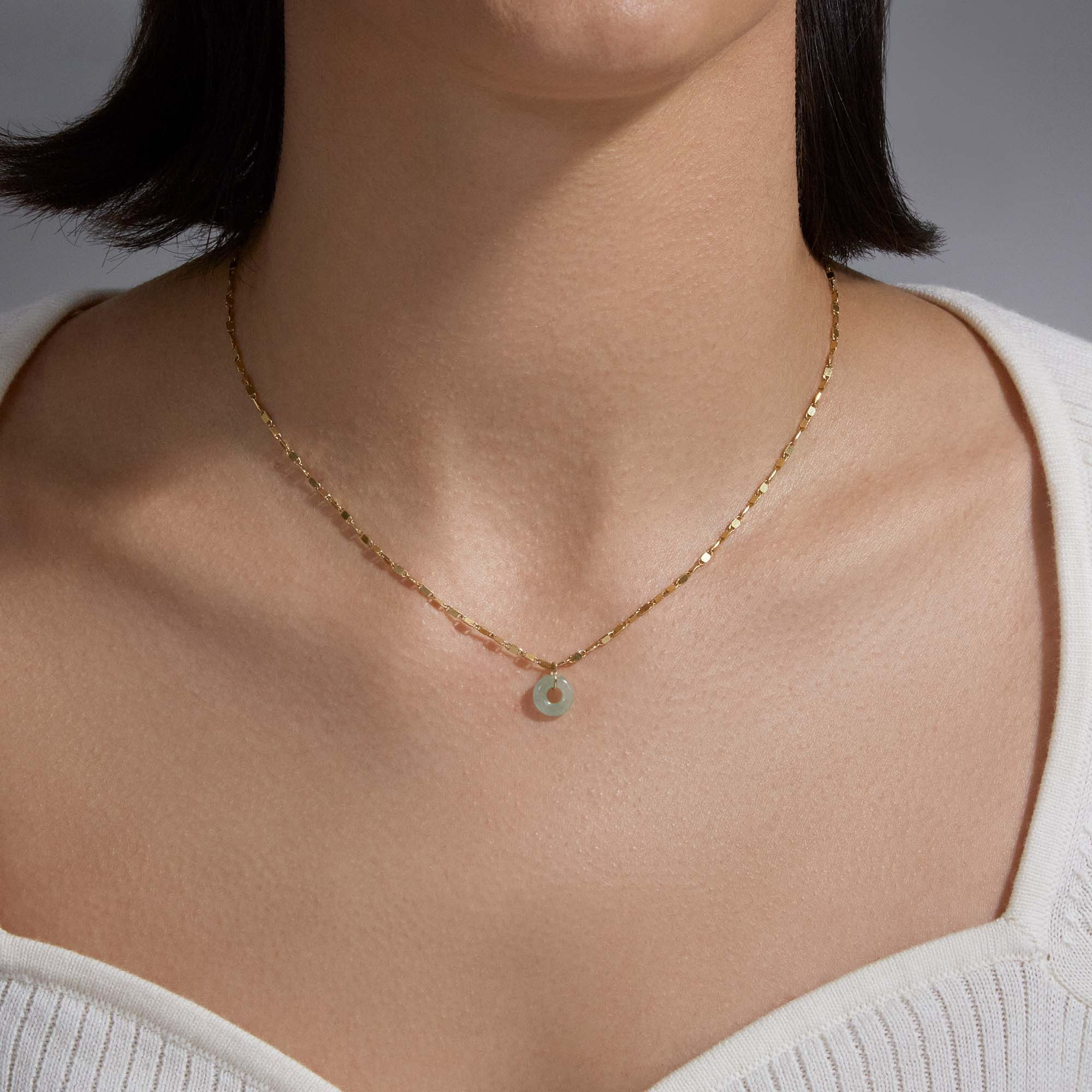 Dainty Donut Aventurine Charm - 2