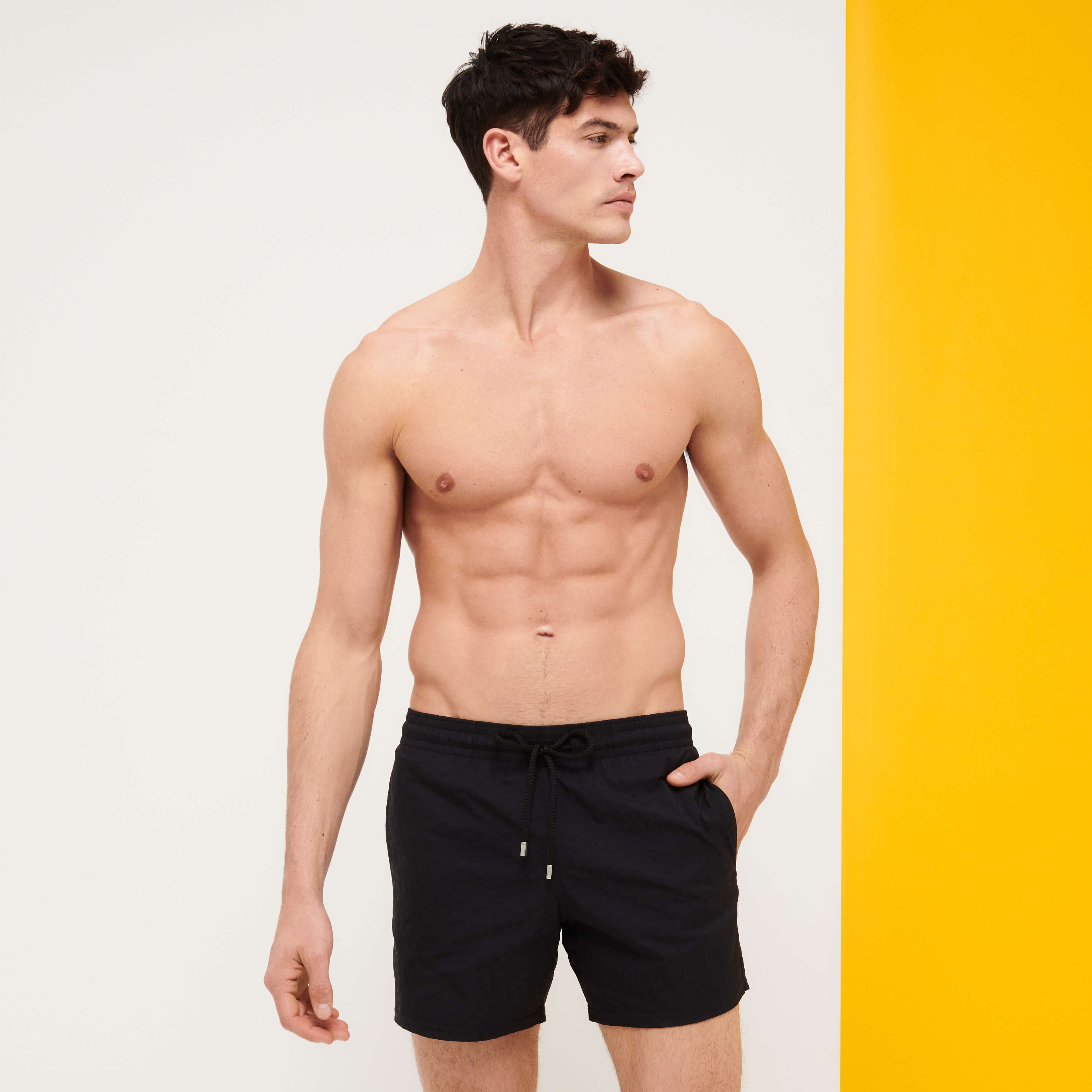 Men Stretch Swim Trunks Micro Ronde des Tortues - 3