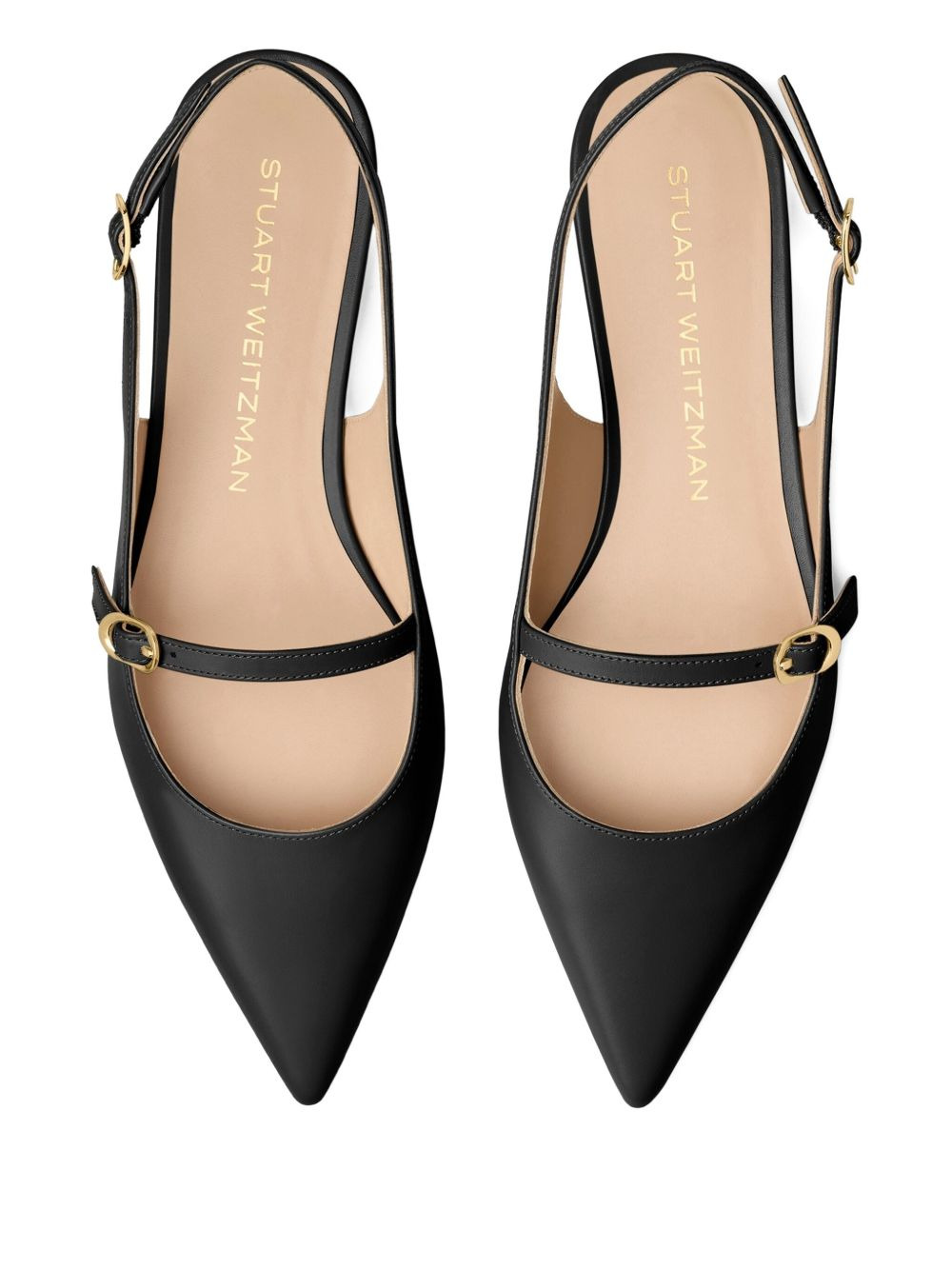 slingback buckle flats - 4