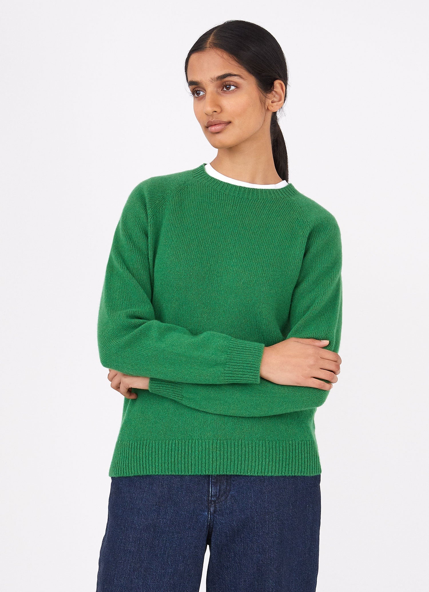 Lambswool Crew Neck Jumper - 2