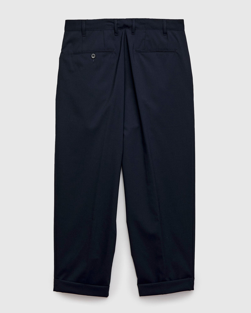 パンツ BEAMS PLUS 2Pleats Wool Tropical NAVY L BEAMS PLUS 2 Pleats Wool Tropical – unexpected store