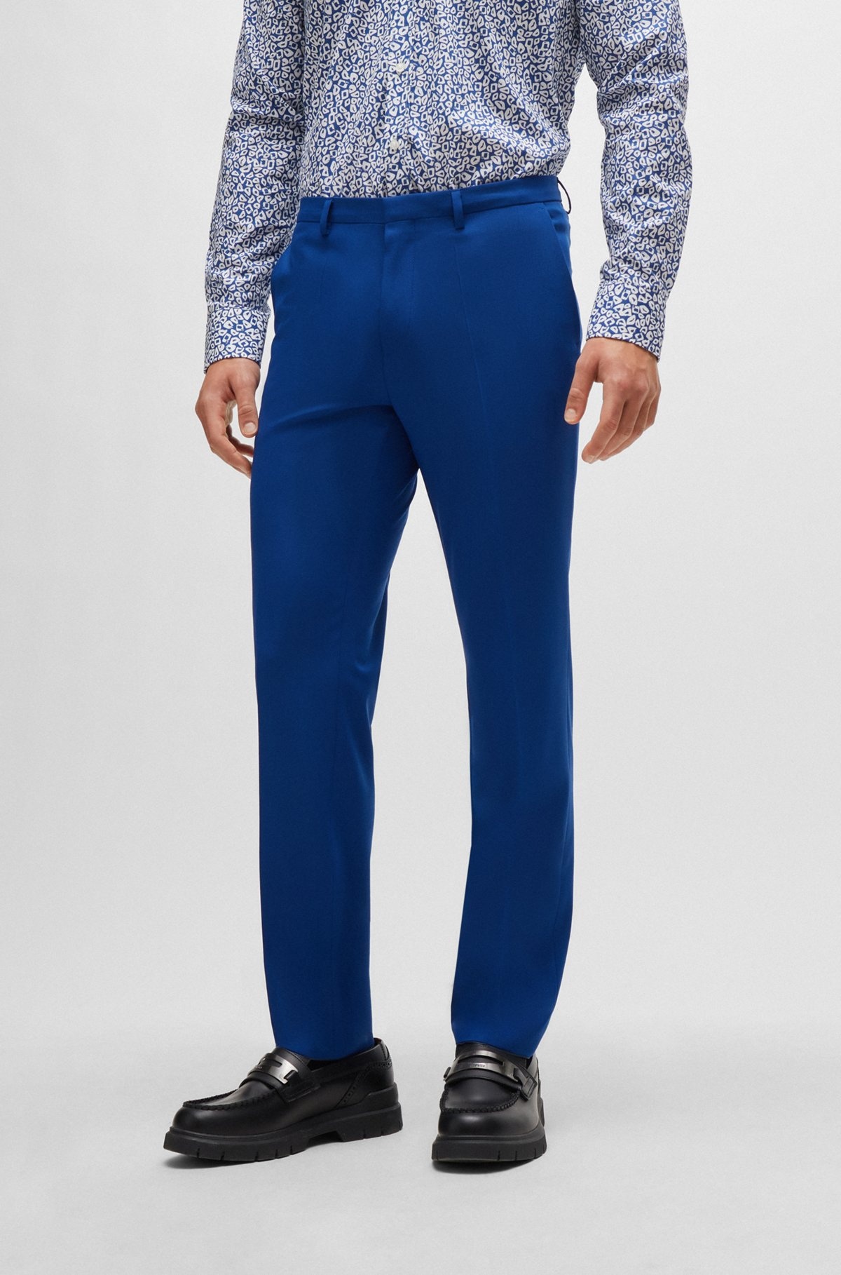 EXTRA-SLIM-FIT TROUSERS IN PERFORMANCE-STRETCH CLOTH - 2