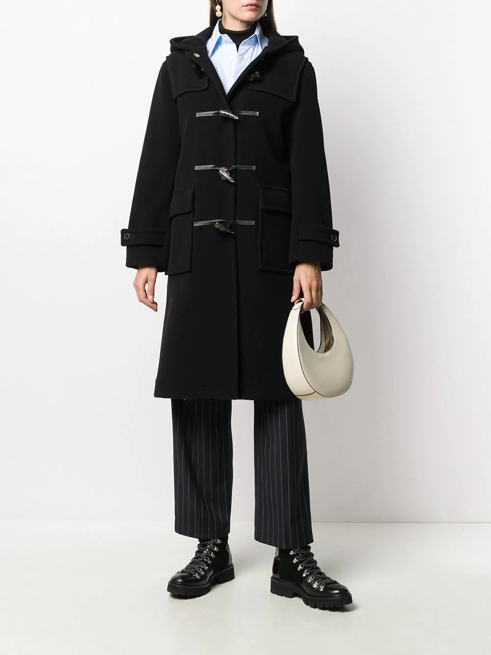 hooded duffle coat - 2