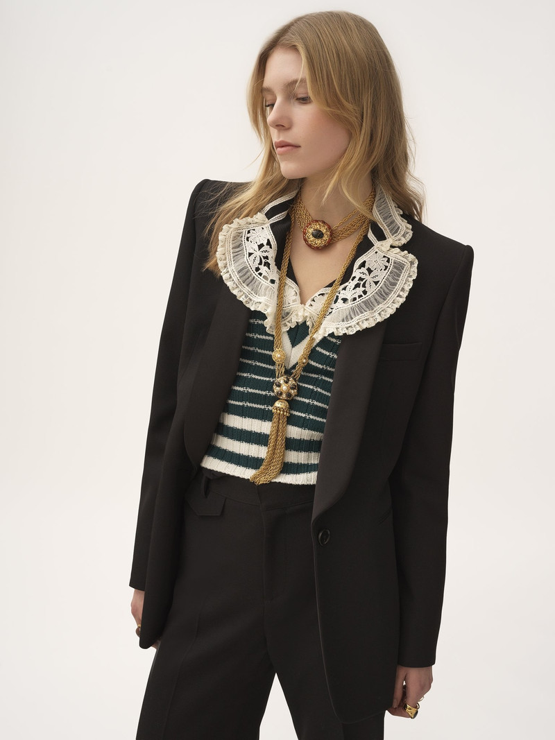 TUXEDO JACKET IN WOOL GRAIN DE POUDRE 4
