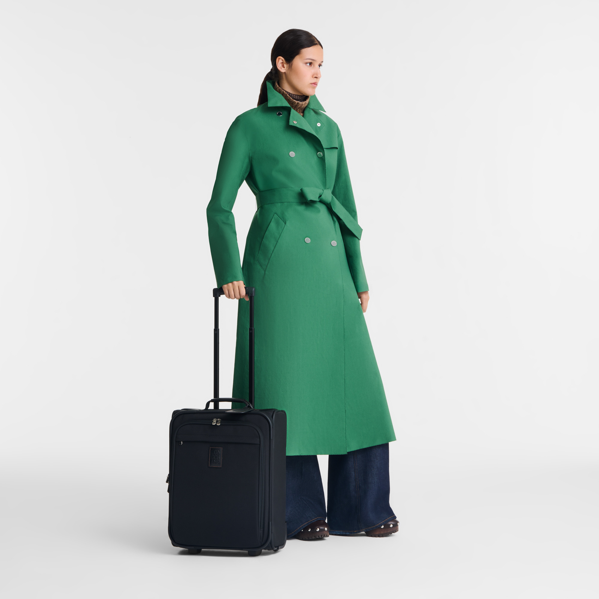 Boxford S Suitcase Black - Canvas - 2