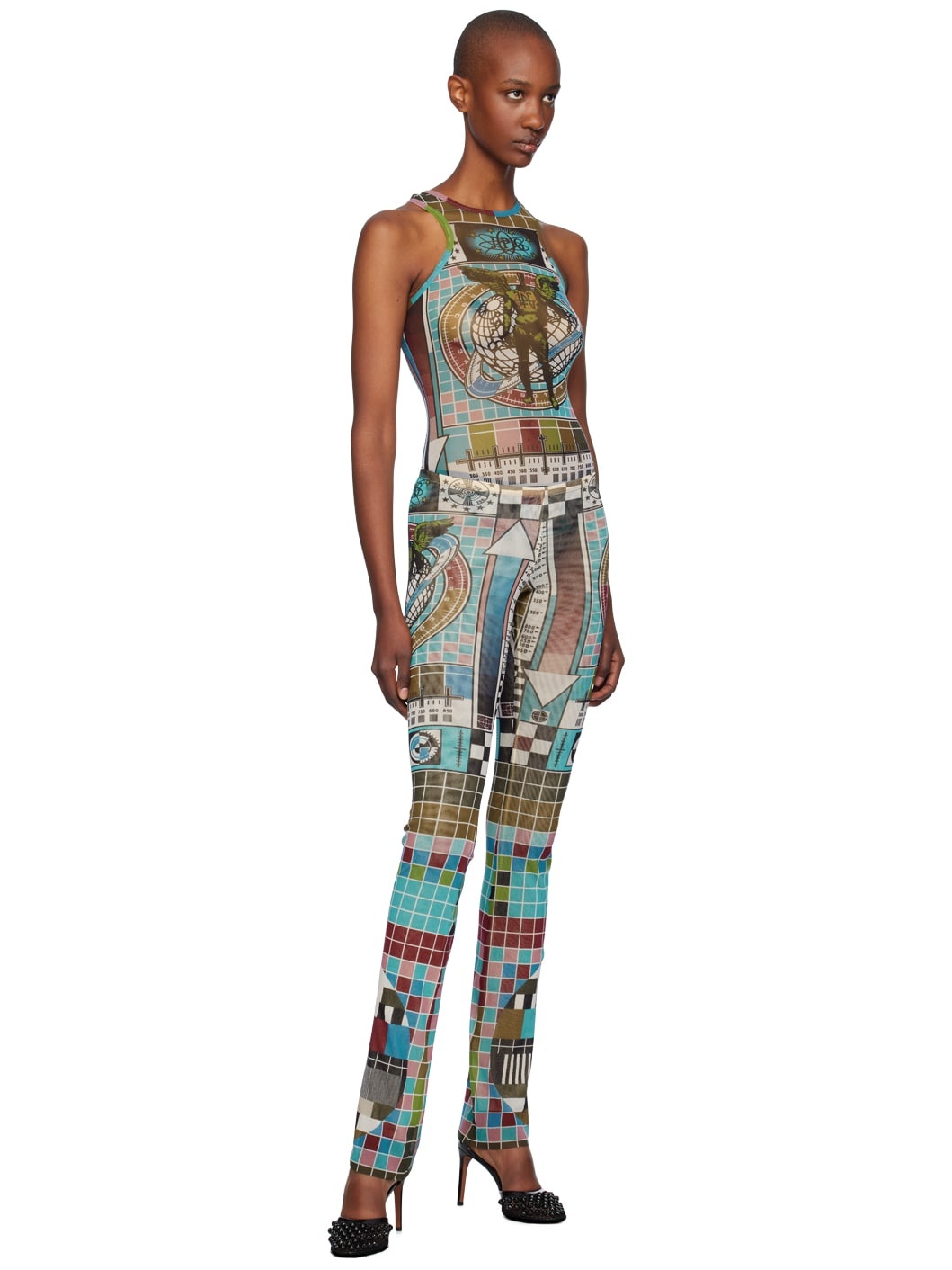 Multicolor Printed Mire Lounge Pants - 4