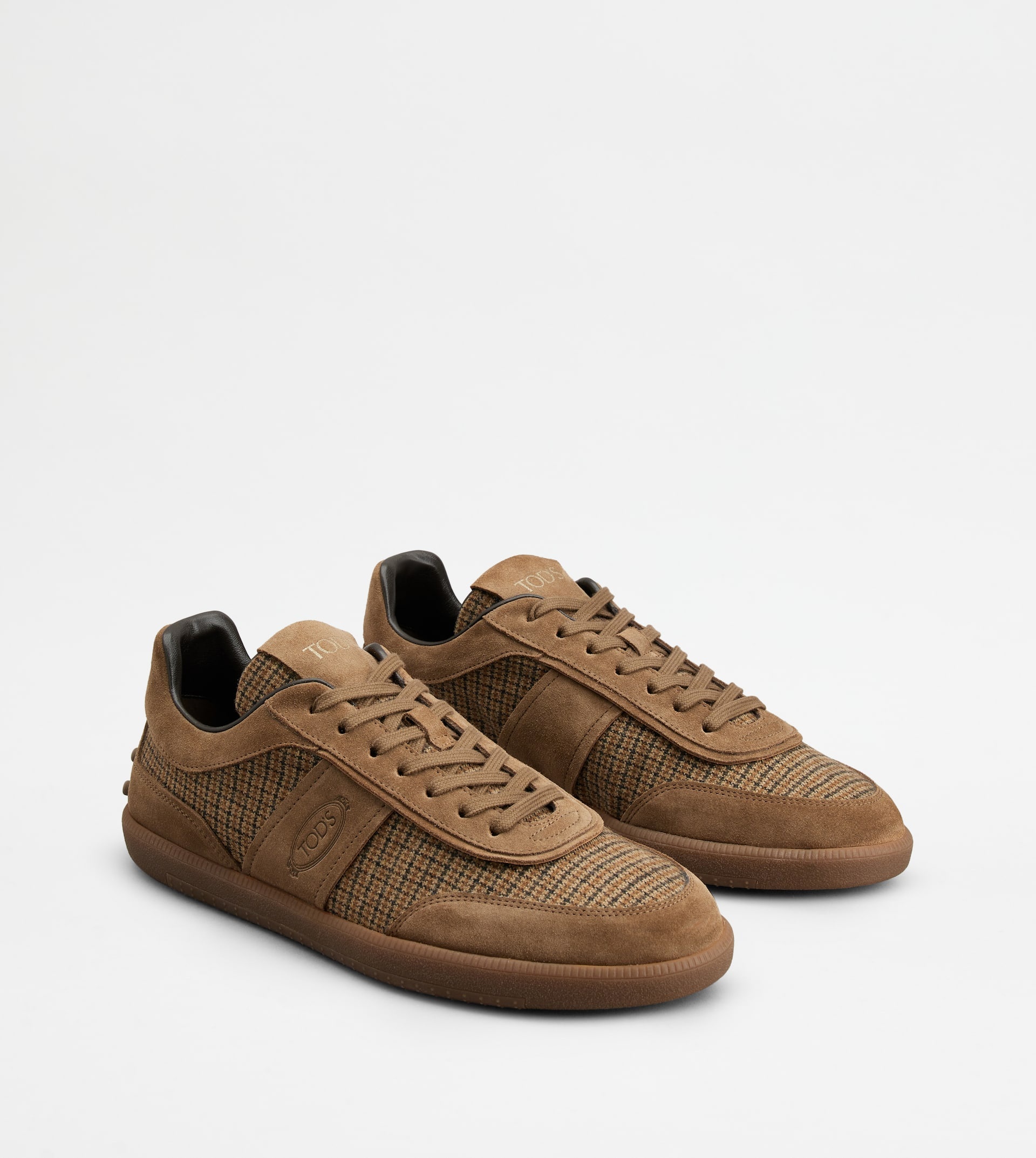 TOD'S TABS SNEAKERS IN SUEDE - BROWN - 4