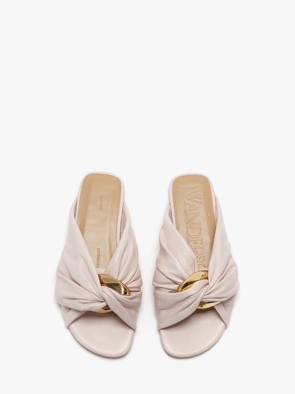CORNER LEATHER FLATS - 4