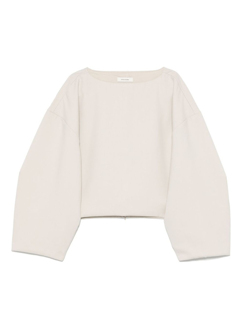 boat neck sweater 1