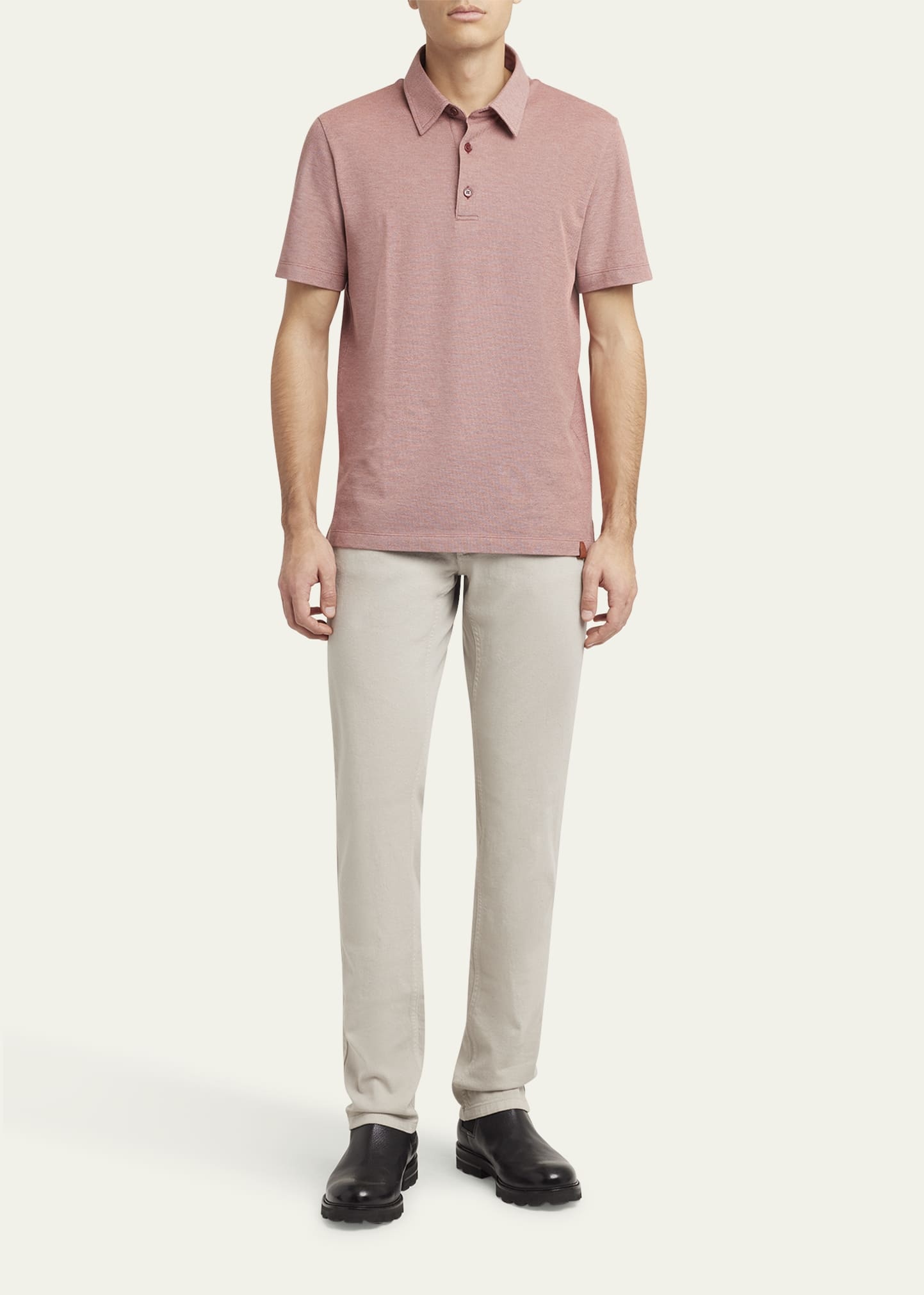 Men's Jersey Pique Polo Shirt - 2