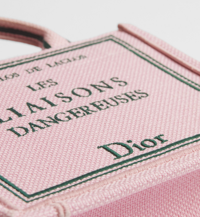 Mini Dior Book Tote with Strap 5