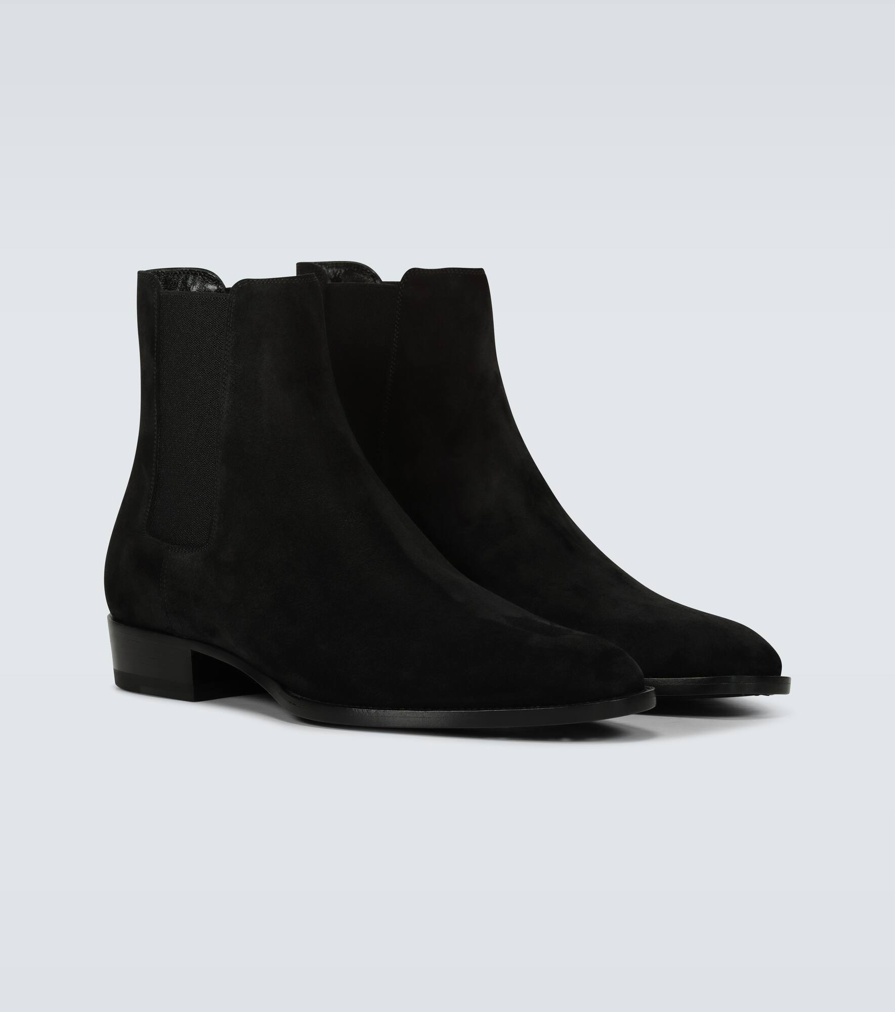 Wyatt suede Chelsea boots - 5