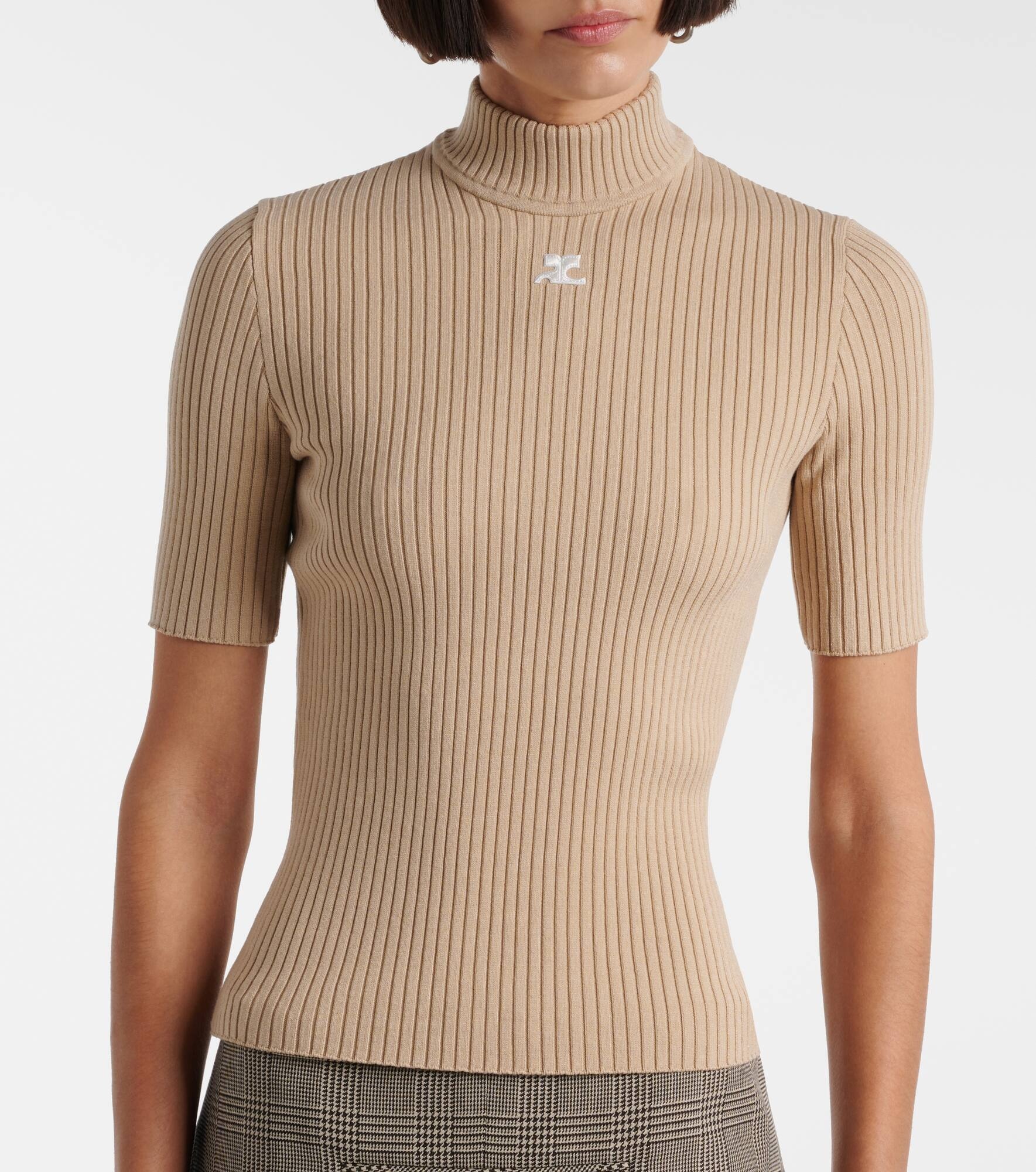 Reedition ribbed-knit top - 5