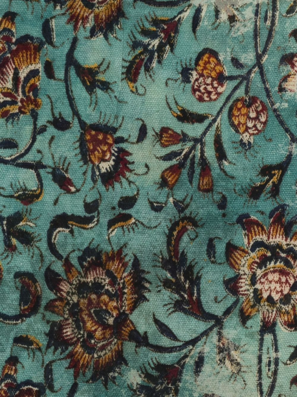 floral-patterned silk scarf - 2