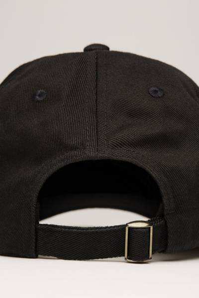 Acne Studios Logo-embroidered cap black outlook