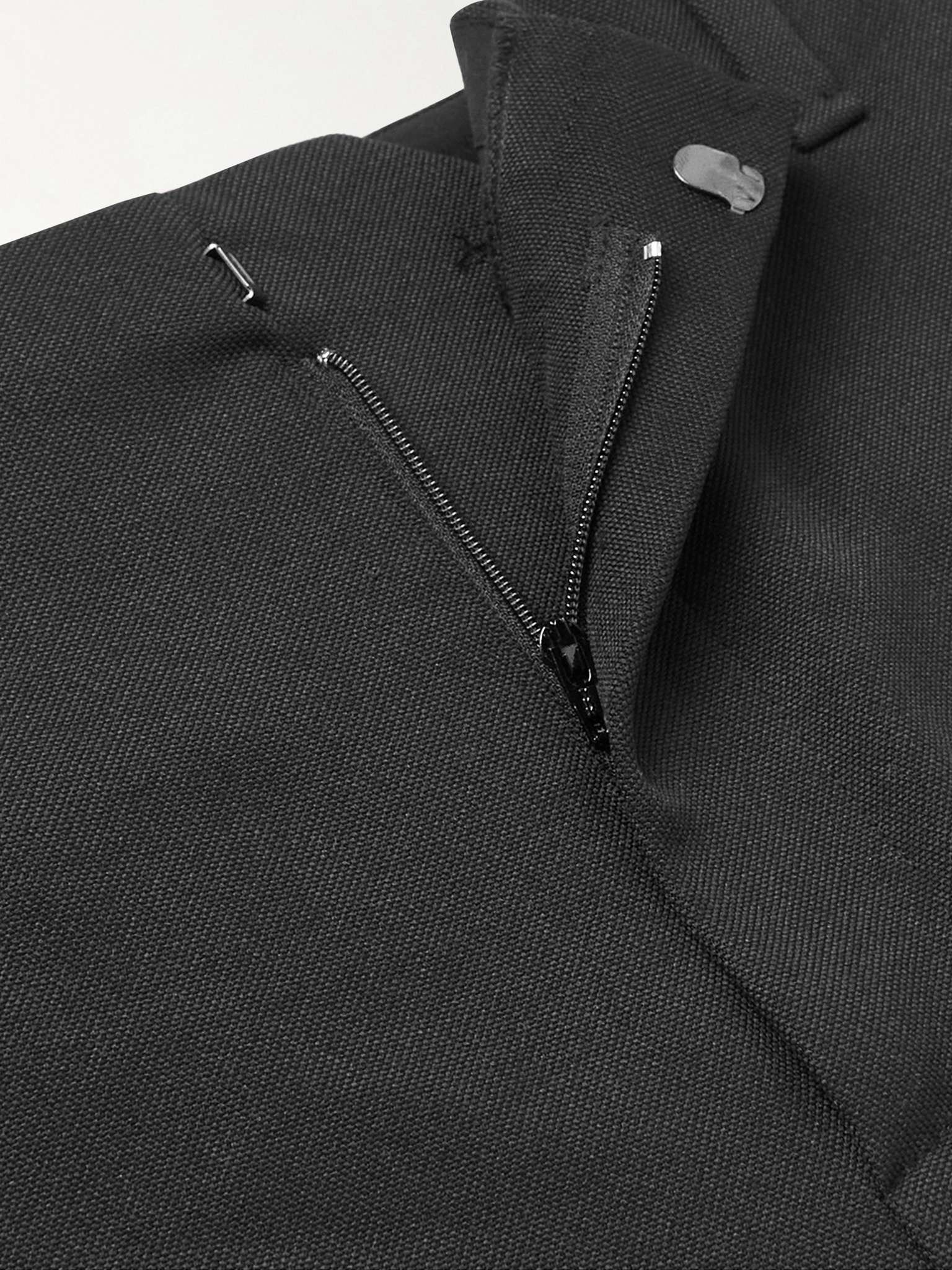 Pleated Recycled Canvas Skirt - 3