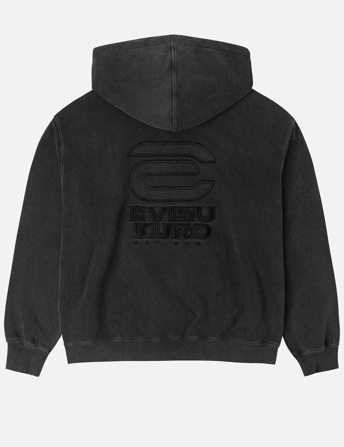 Seagull and EVISUKURO E Embroidery Loose Fit Hoodie - 3