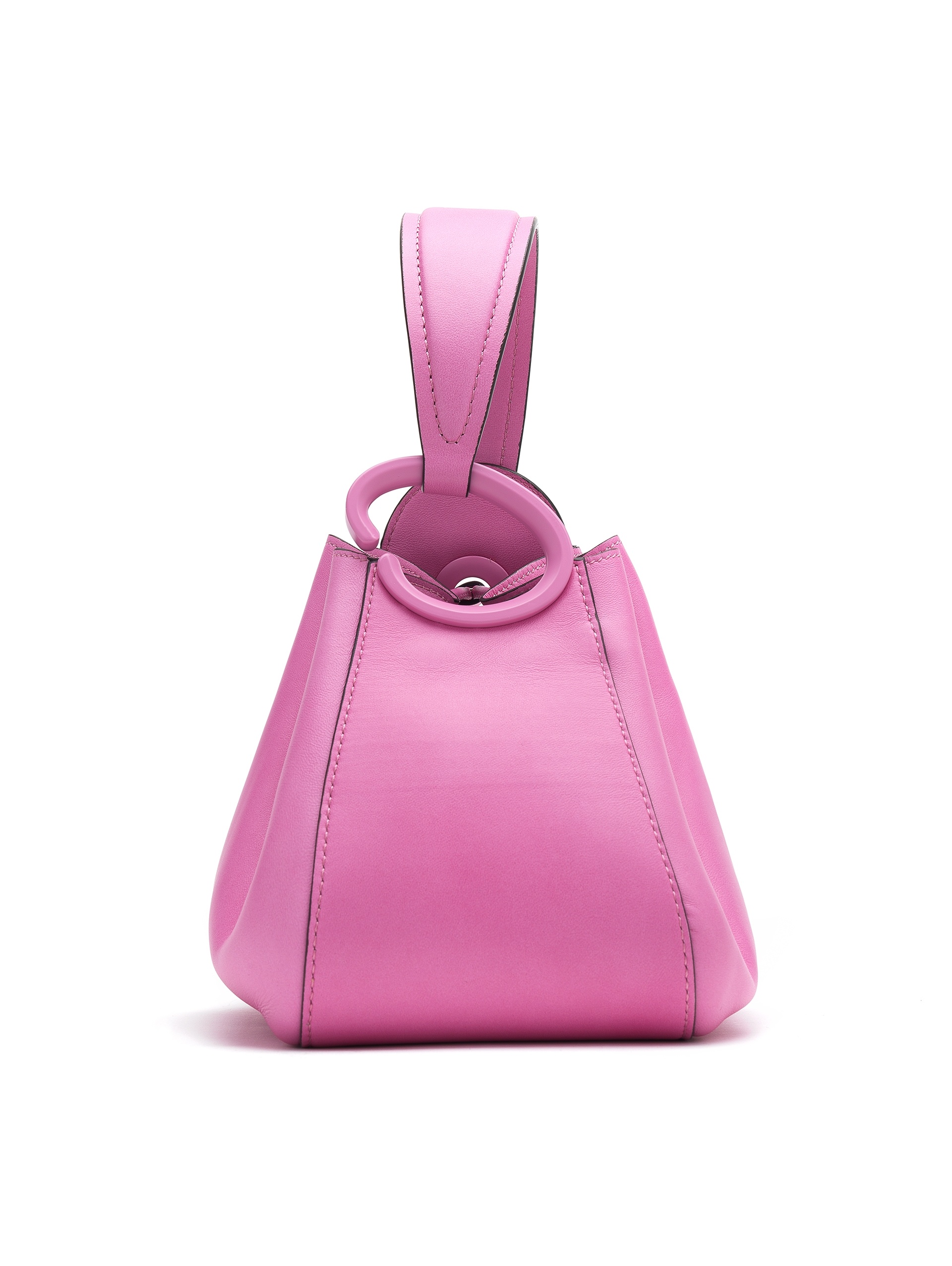 O HANDLE NAPPA LEATHER BAG - 3