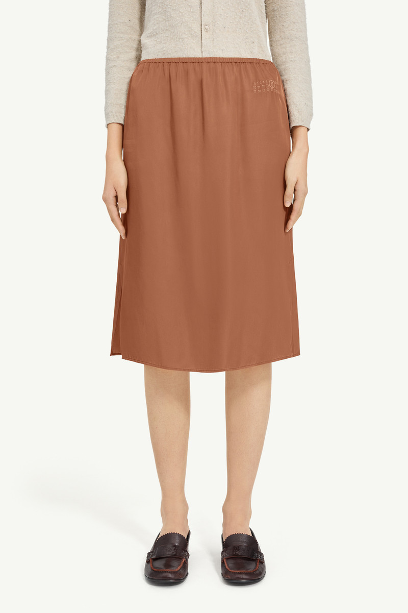 Satin Midi Skirt 4