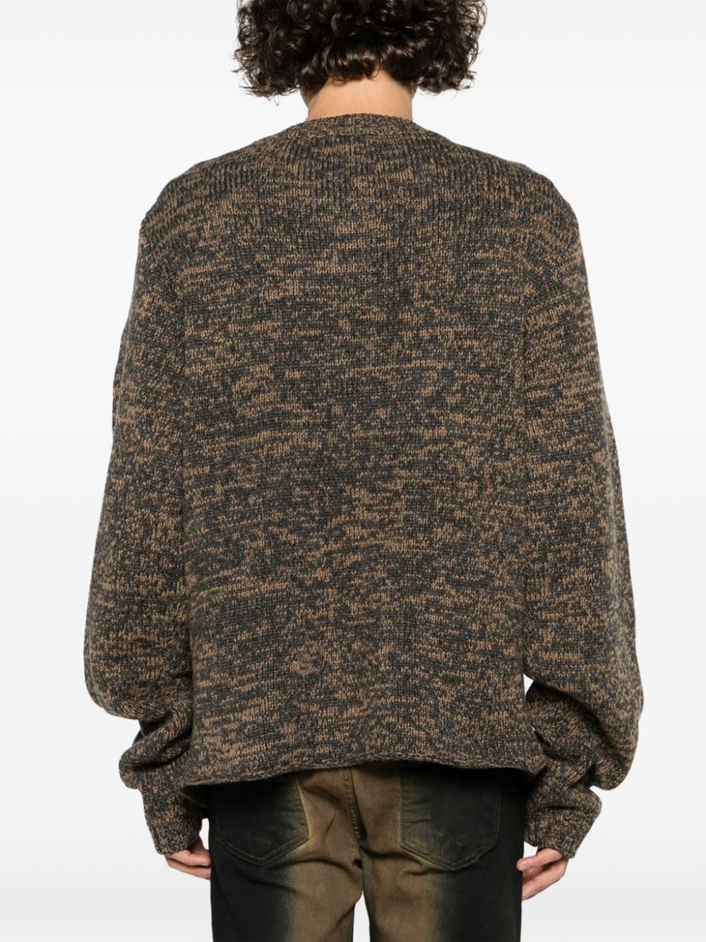intarsia-knit wool jumper - 4