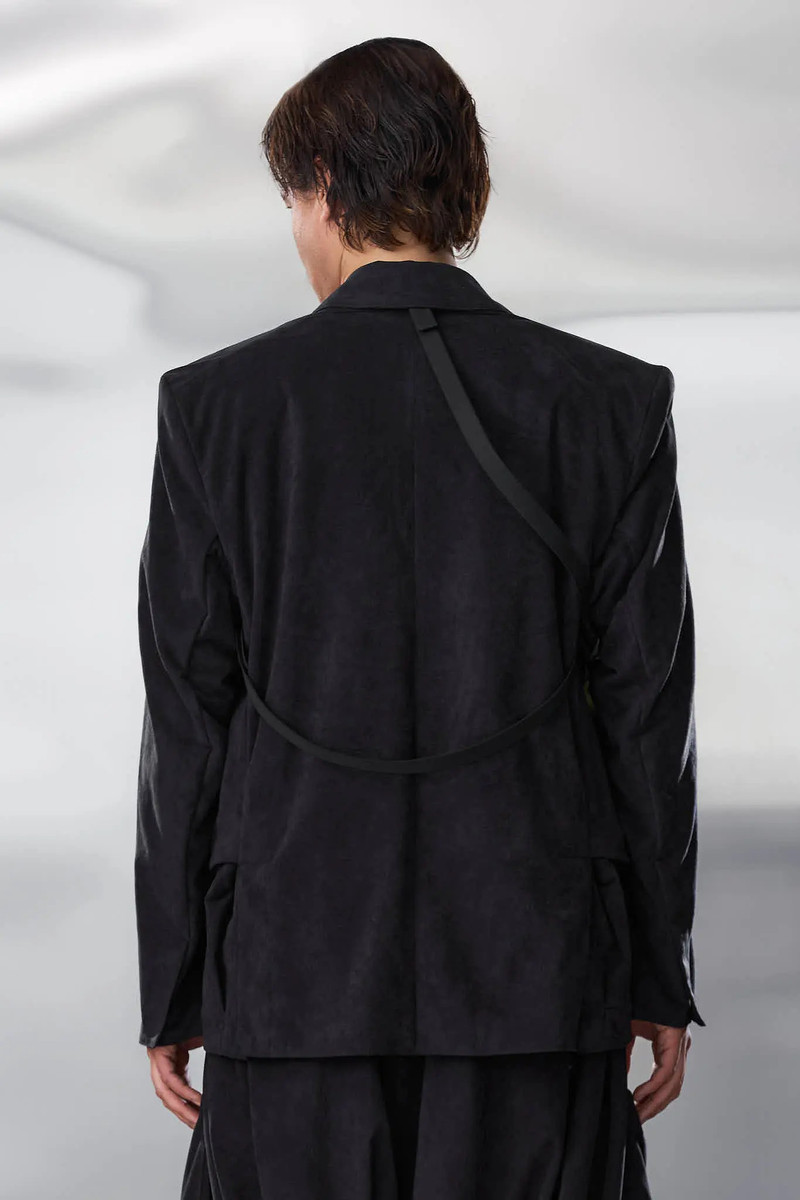 J130-TO Scrim Laced Ultra-Microfiber Blazer 8
