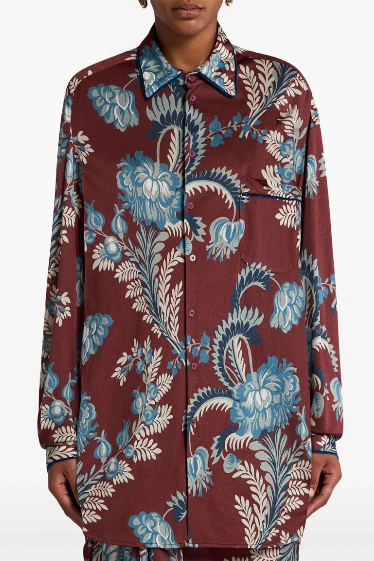 Floral foliage shirt - 2