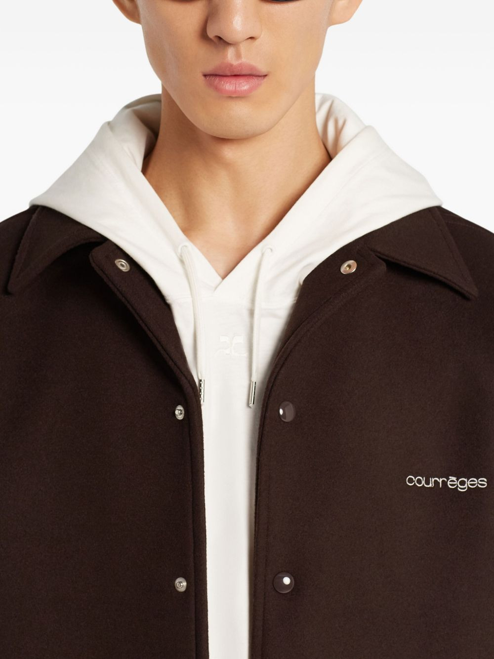snap-button shirt jacket - 5