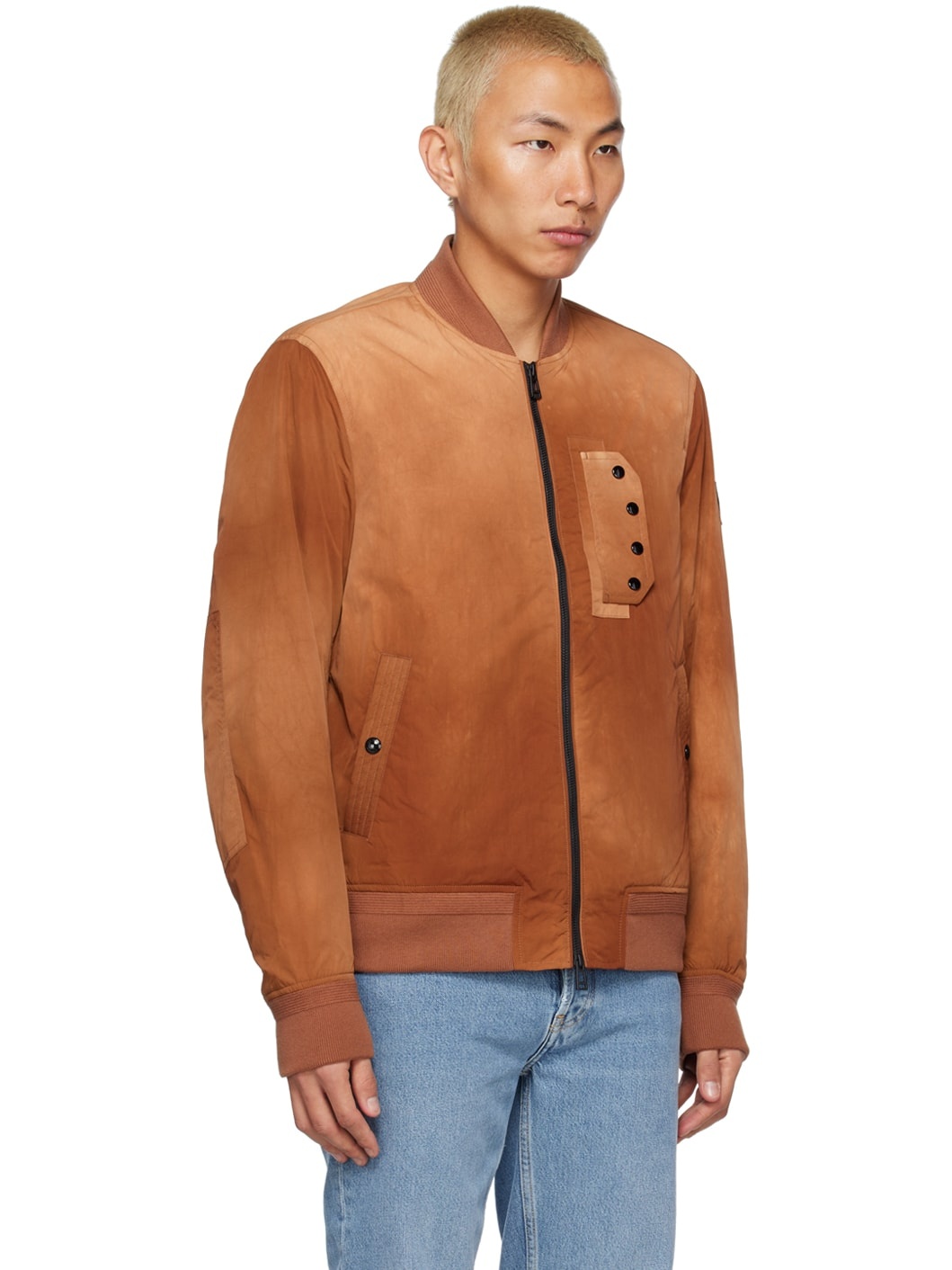 Orange Parameter Bomber Jacket - 2