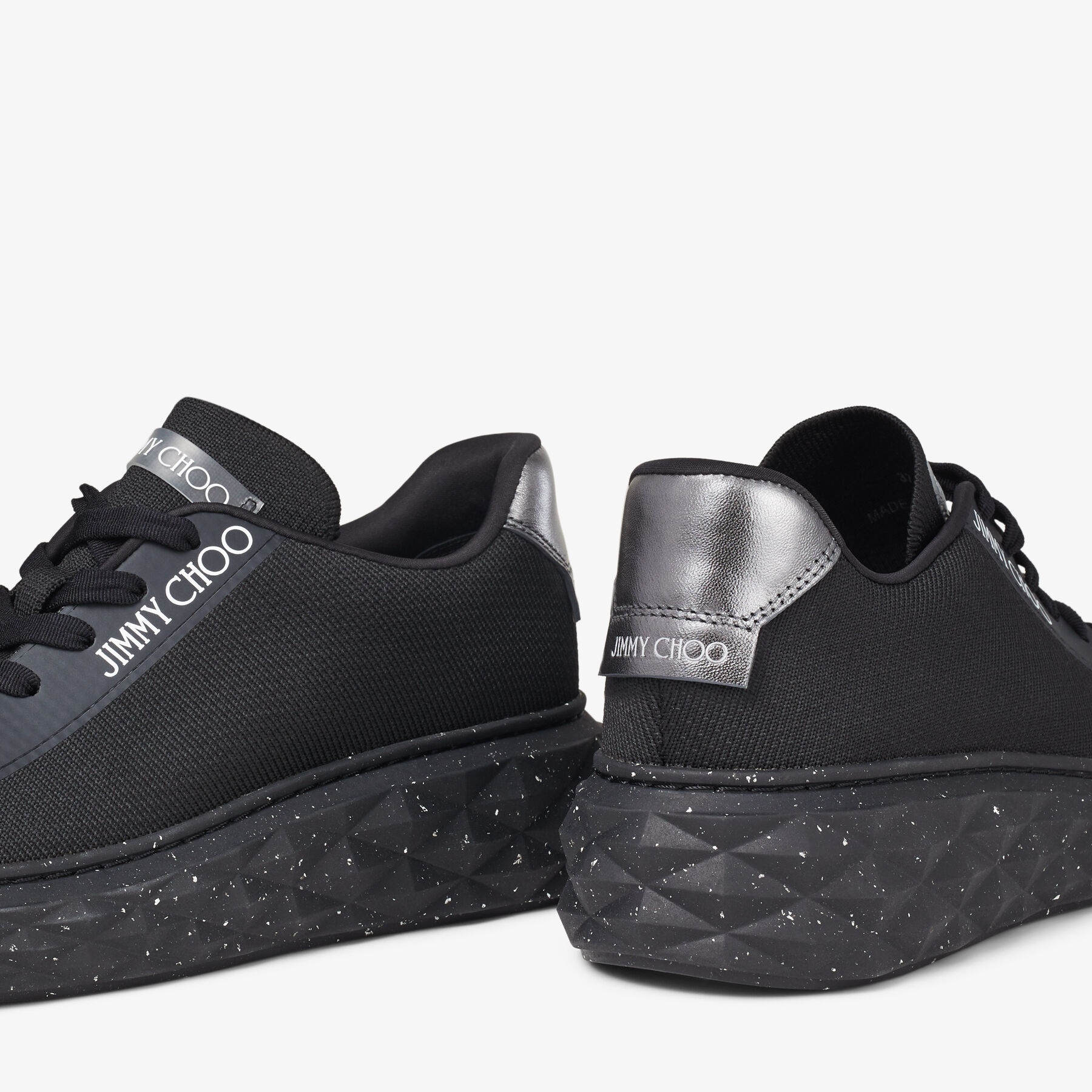 【JIMMY CHOO】Florent/M-Oljs-Black Mix  ★関税送料込み Jimmy Choo Florent スニーカー | ブラック | FARFETCH JP