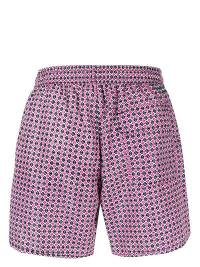 GCDS logo-patch swim shorts outlook