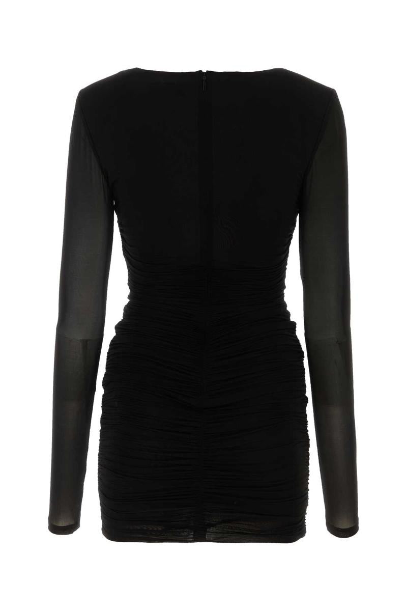 ワンピース SAINT LAURENT - Dresses 1989 Yves Saint Laurent Orange Metallic Runway Dress New